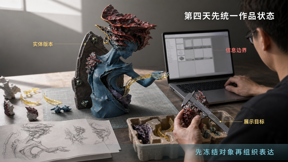 Day 4 到底做什么：让模型开始成为作品 / 产品