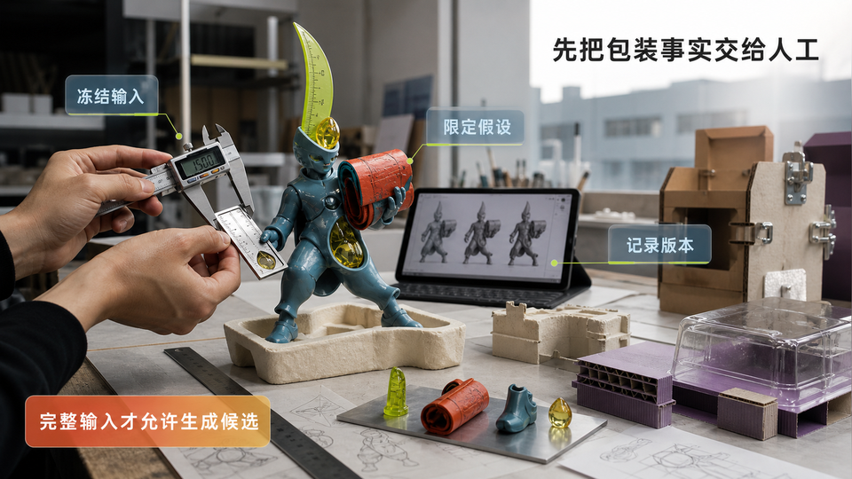 AI 怎样辅助包装，但不能替代哪些判断