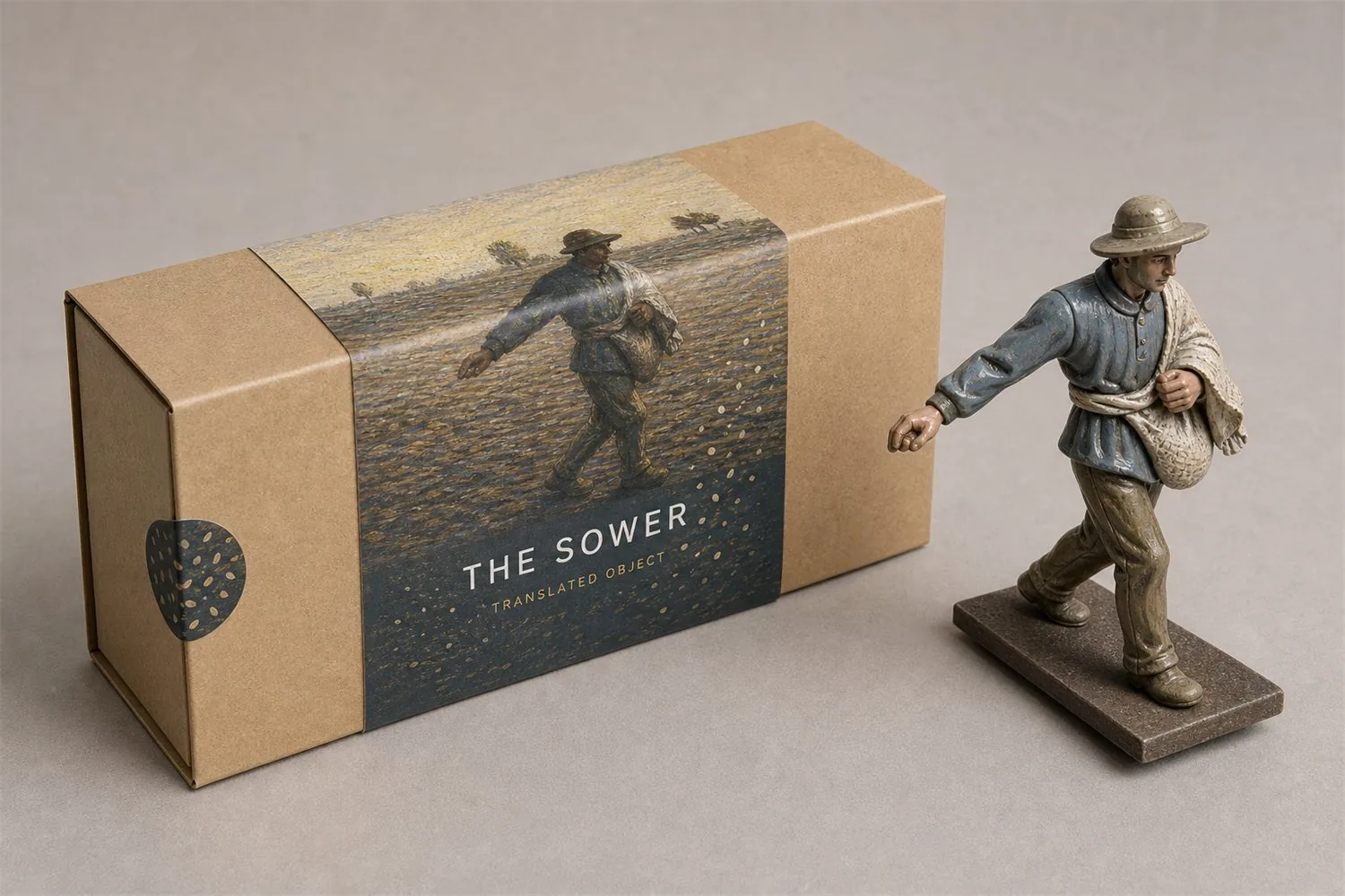 The Sower 纸盒贴纸方案