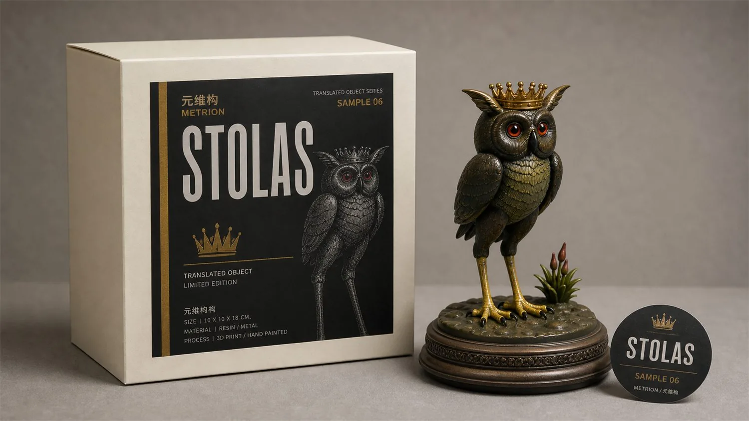 Stolas 纸盒贴纸方案