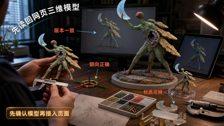 GLB 怎样进入个人网页和在线 3D 展示
