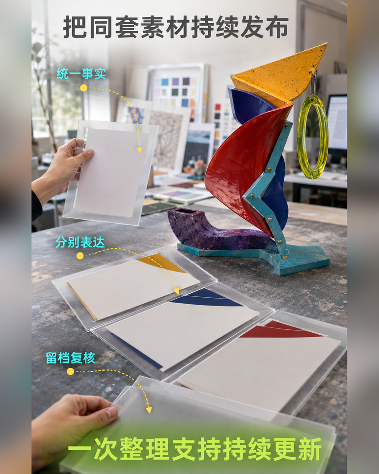 一套素材怎样适配朋友圈、小红书、抖音与 B 站 配图