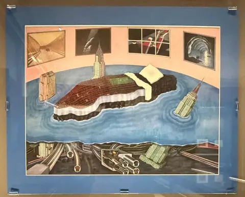 Madelon Vriesendorp 1975 年作品《Freud Unlimited》