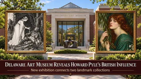 Delaware Art Museum 展出的 Howard Pyle 插画与前拉斐尔派作品