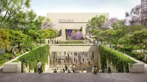 Frida Escobedo 团队设计的 MALBA 扩建项目效果图