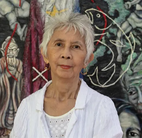 菲律宾艺术家 Imelda Cajipe Endaya 肖像