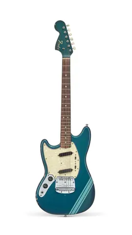 佳士得流行文化拍卖相关的 Kurt Cobain Fender Mustang 吉他