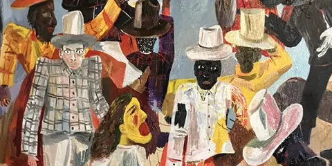 Gregory Rick《Night Watch》展览相关绘画