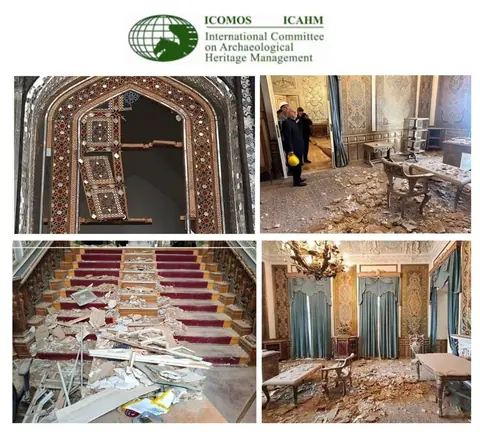 Tehran Times 关于伊朗文化遗产受损报告的文章配图