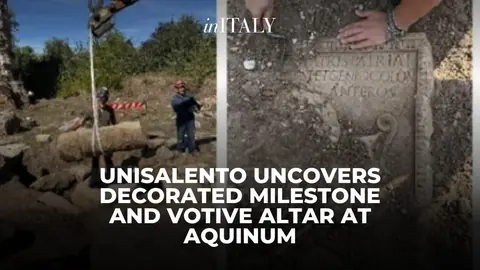 Aquinum 遗址 2026 年考古发掘相关画面