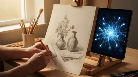 多模态模型分析绘画构图质量研究的报道配图