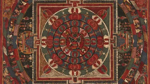15 至 16 世纪的胜乐金刚坛城作品
