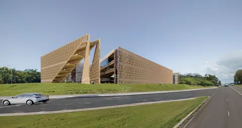Centre Pompidou Paraná 建筑方案模型