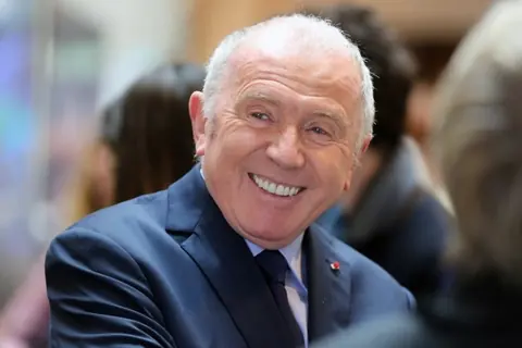 François Pinault 于 2015 年在威尼斯 Palazzo Grassi 的一场开幕活动中。