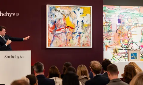 Willem de Kooning 1977 年油画《Untitled》，该作在苏富比伦敦成交。