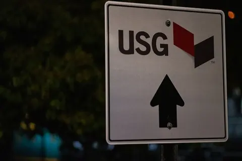美国明尼苏达州 Cloquet 的 USG Corporation 标志。