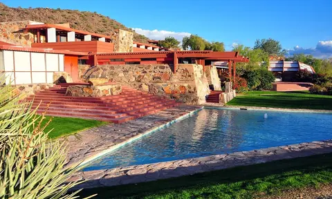 亚利桑那州斯科茨代尔的 Frank Lloyd Wright 建筑 Taliesin West