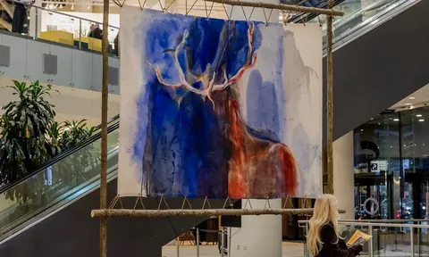Art Toronto 艺博会展位与参观者